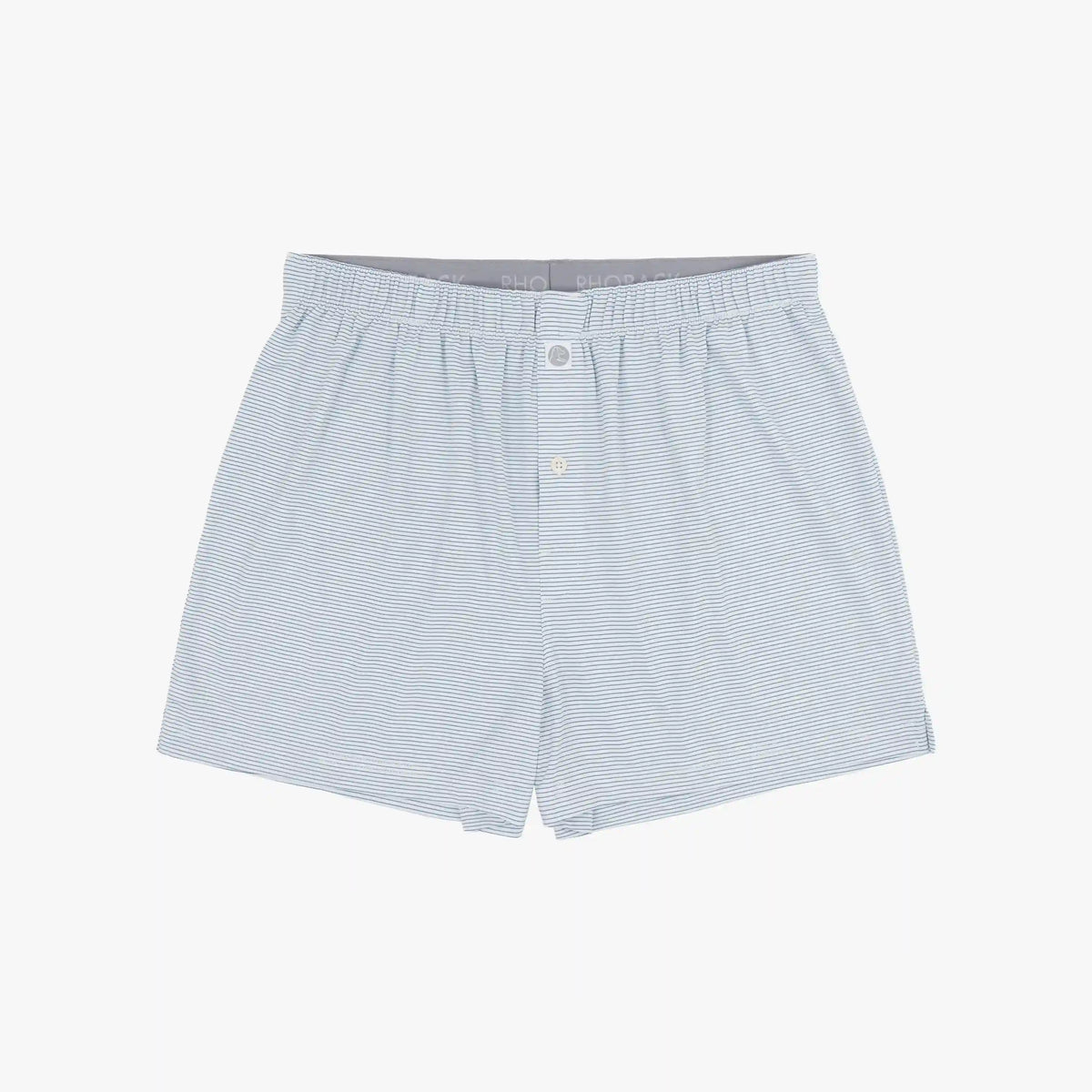 Breeze Performance Boxer | The Shell Stripe - White/Coastal Blue