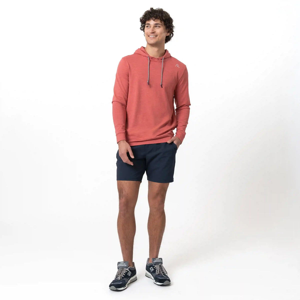 Hesi Performance Hoodie | Heather - Rouge Red/Rouge Red