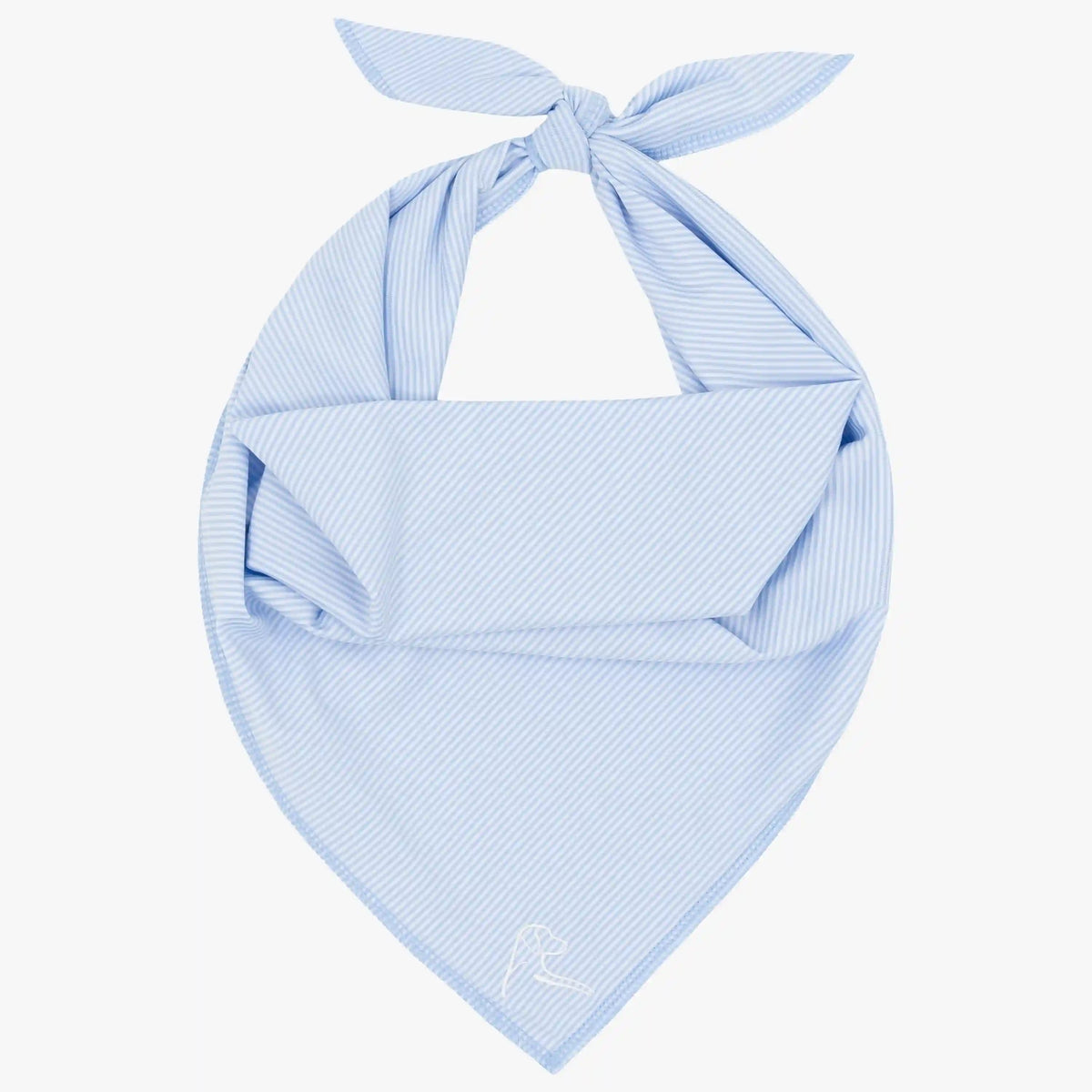 The Crispy Stripe | Performance Bandana | The Crispy Stripe - Oxford Blue/White