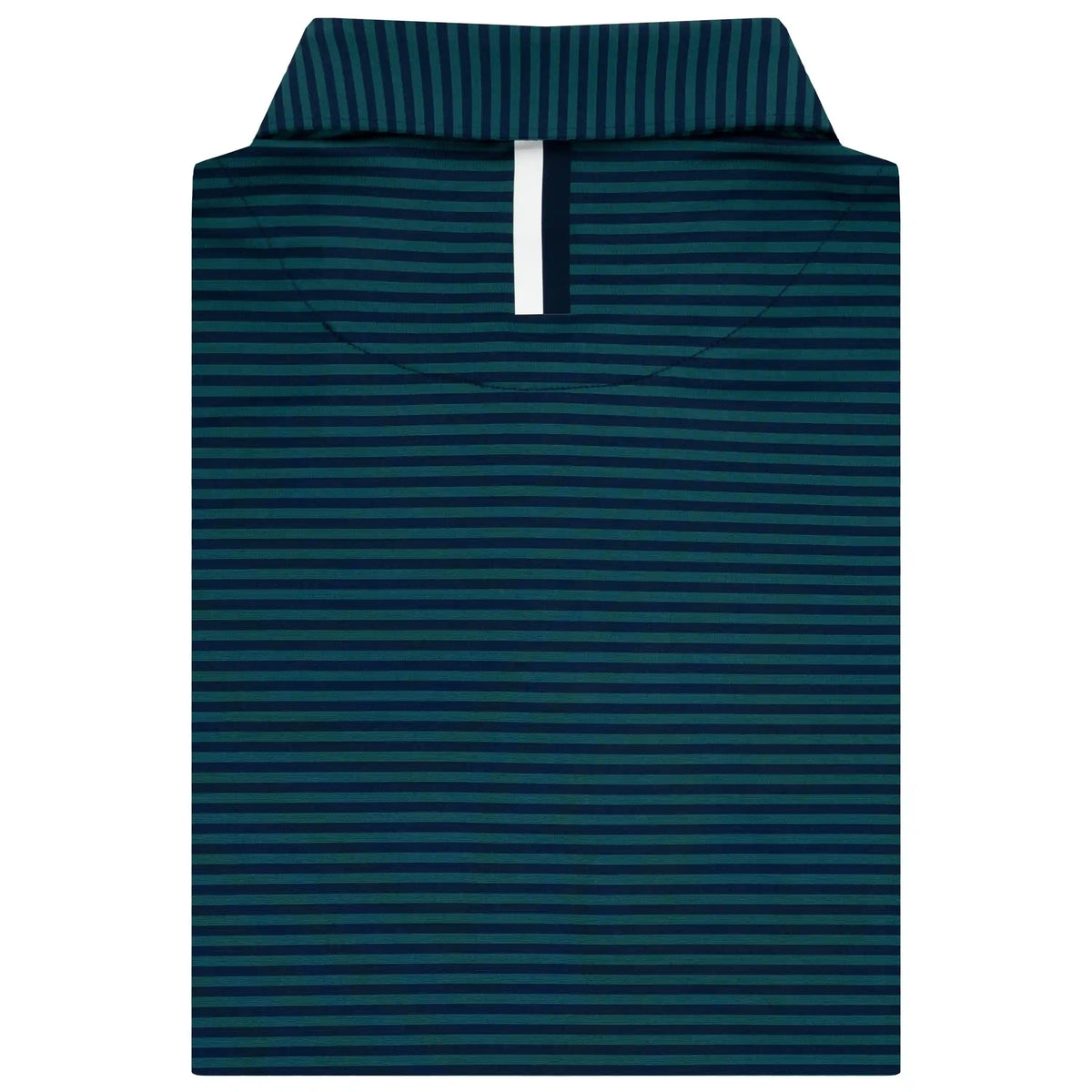 The Birdie Stripe | Performance Polo | The Birdie Stripe - Midnight Green/Fleet Navy
