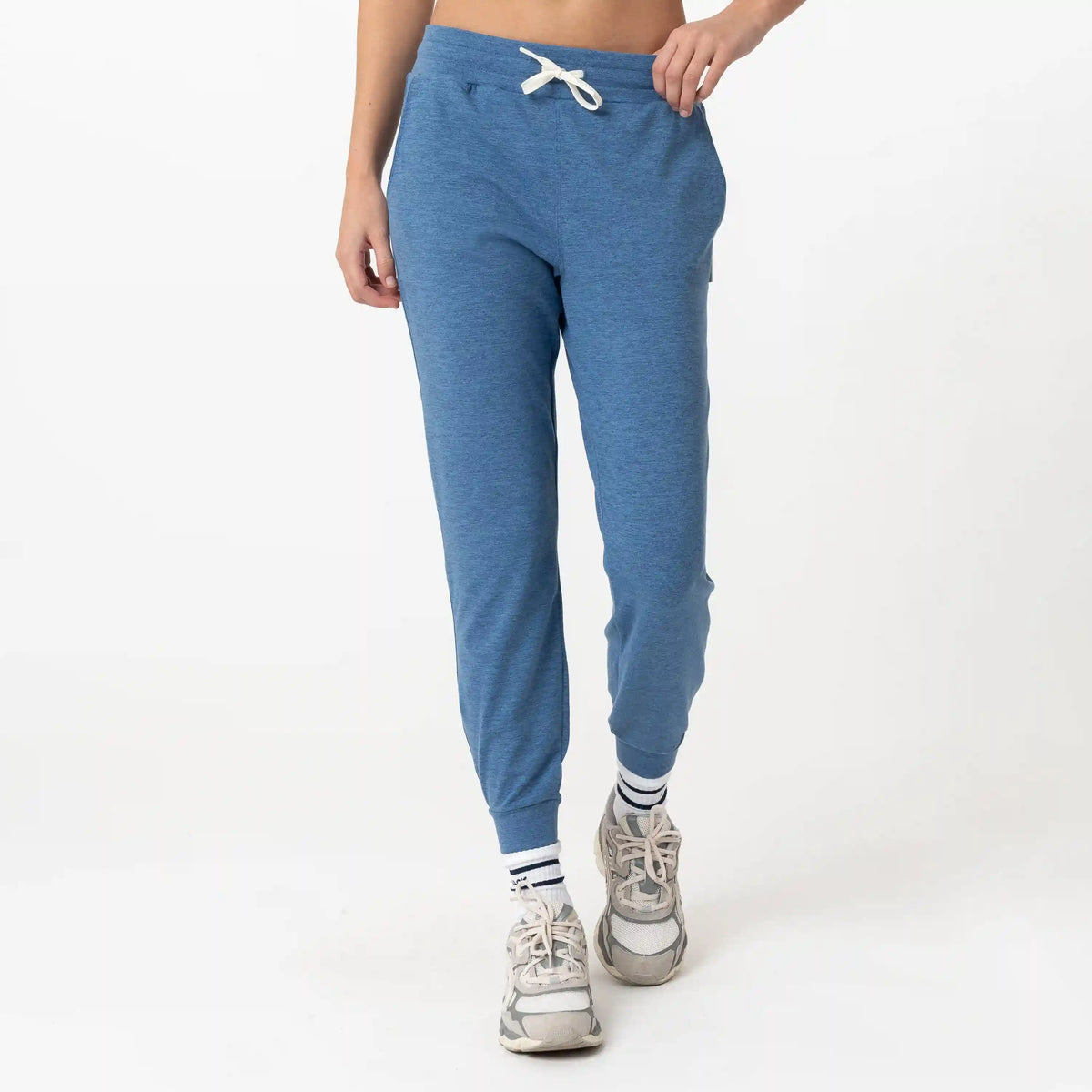 Tempo Performance Jogger | Heather - Coastal Blue/Potomac Blue