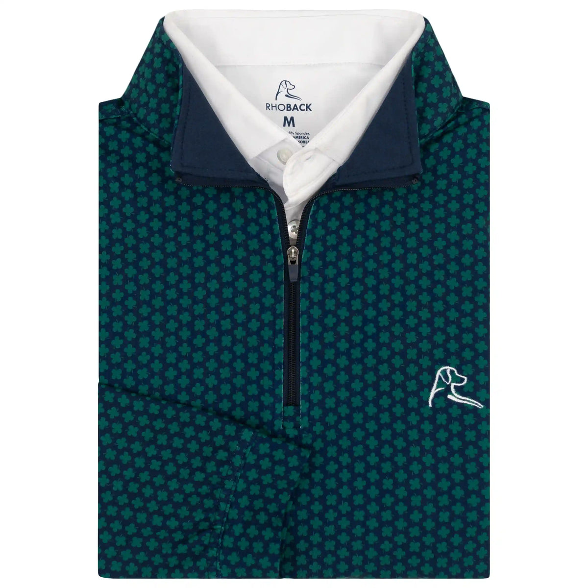 Four Leaf 3.0 Performance Q-Zip | The Four Leaf 3.0 - Fleet Navy/Fairway Green
