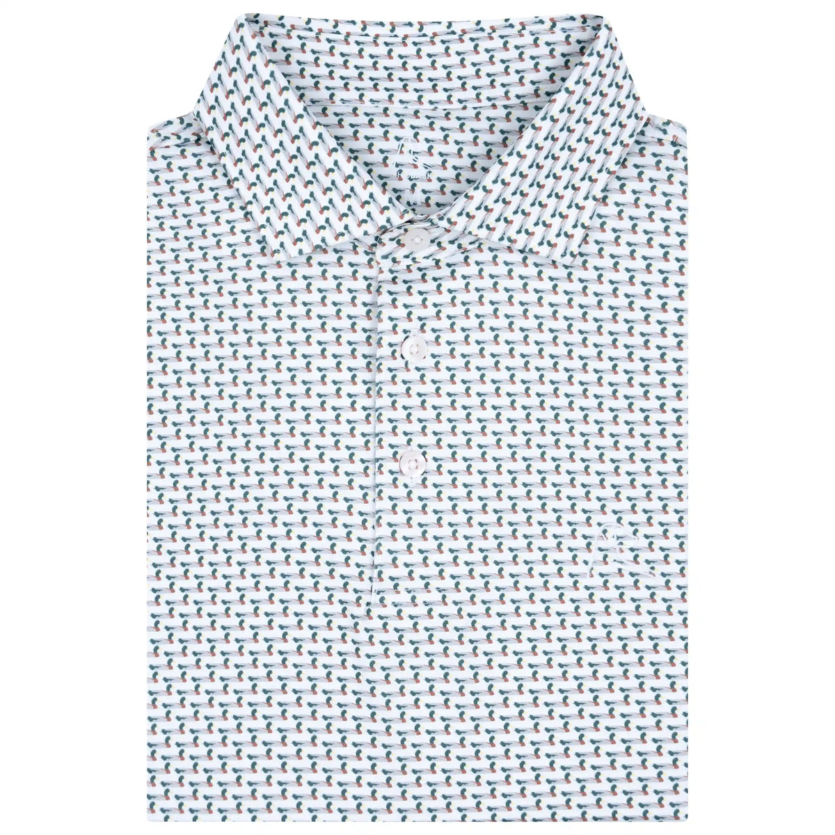 The Decoy | Performance Polo | The Decoy - White/Stratus Grey