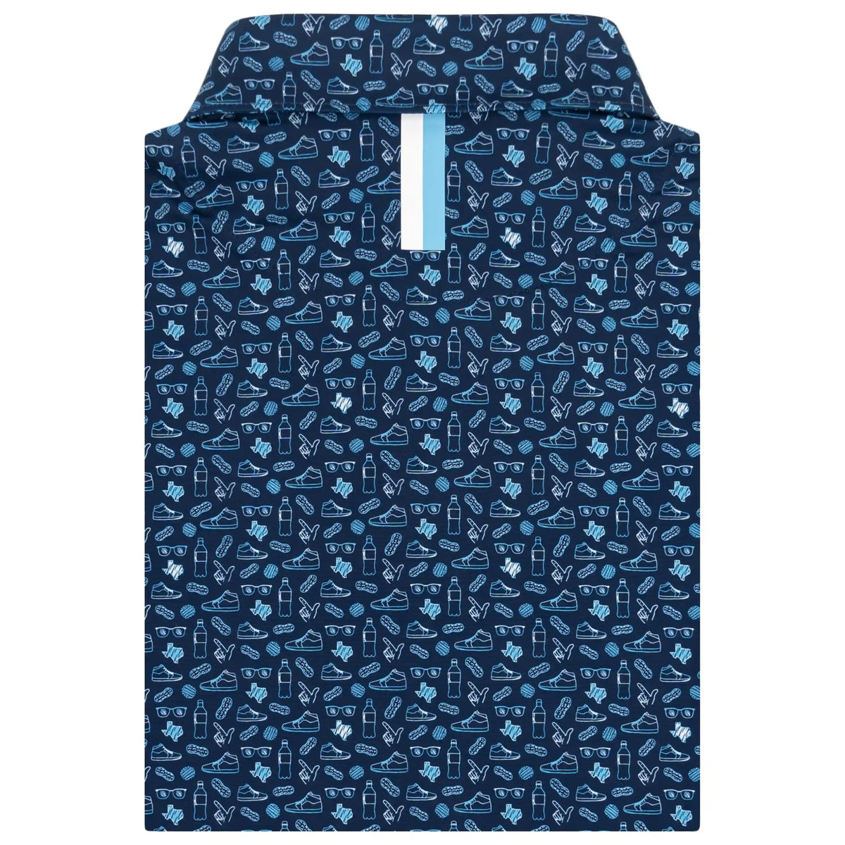 The Busta | Performance Polo | The Busta - Admiral Navy/Powder Blue