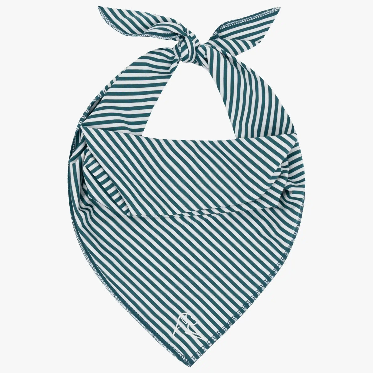 The Birdie Stripe | Performance Bandana | The Birdie Stripe - Midnight Green/White