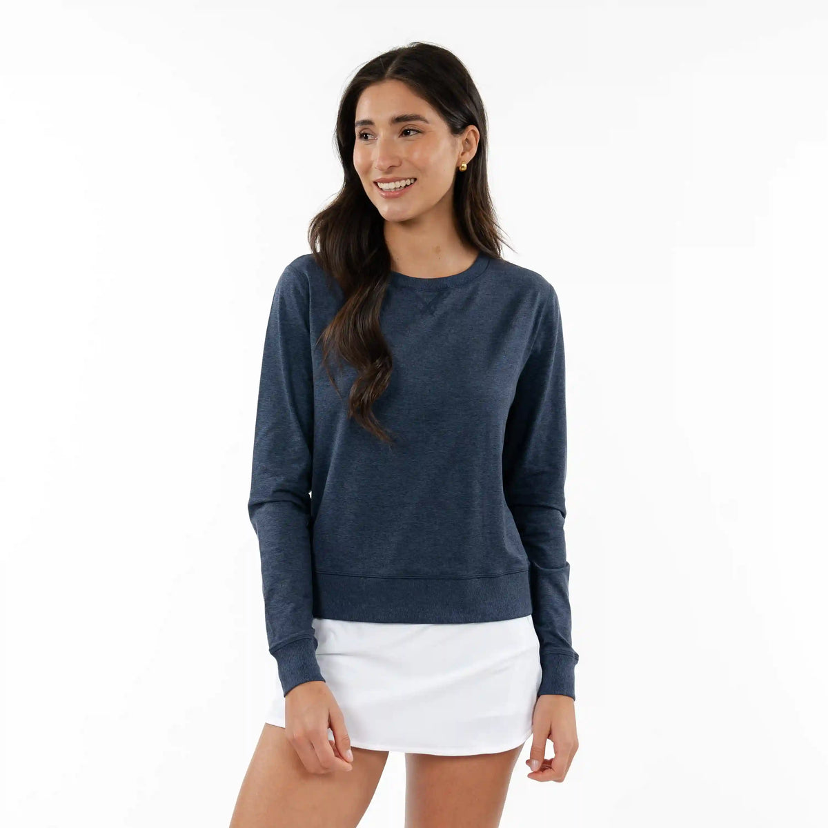 Swift Performance Crew | Heather - Fleet Navy/Annapolis Blue