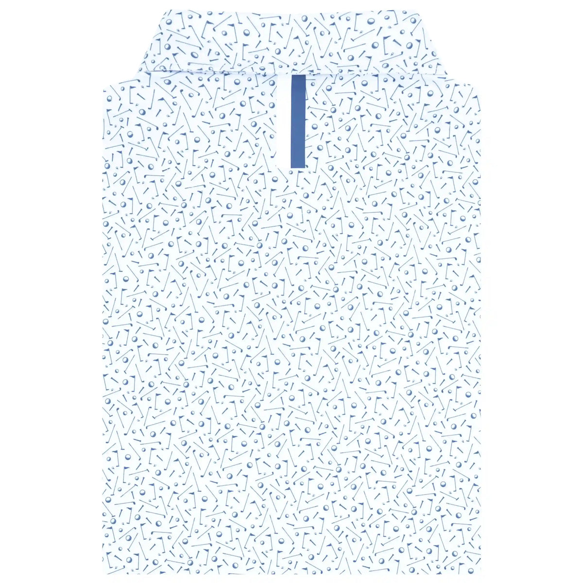 The Mulligan | Performance Polo | The Mulligan - White/Coastal Blue