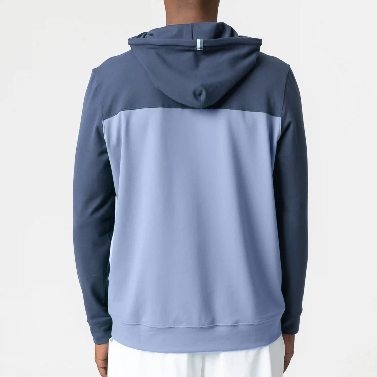 Hesi Performance Hoodie | Colorblock - Coastal Blue/Oxford Blue