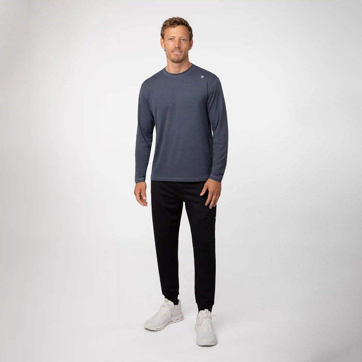 Blitz Tech Long Sleeve Tee 2.0 | Heather - Postgame Grey/Everest Grey
