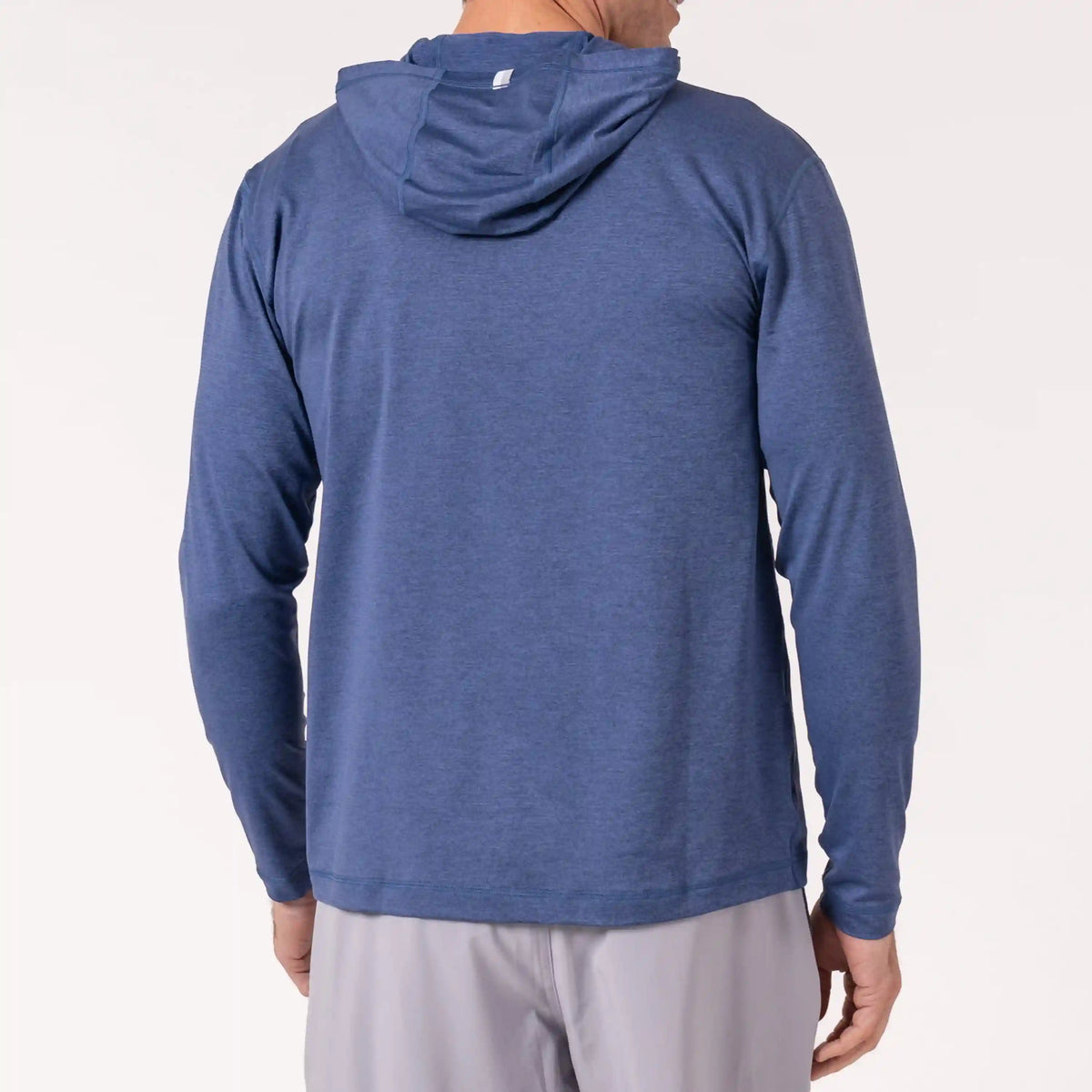Blitz Tech Hoodie | Heather - Deep Navy/Short Stop Blue