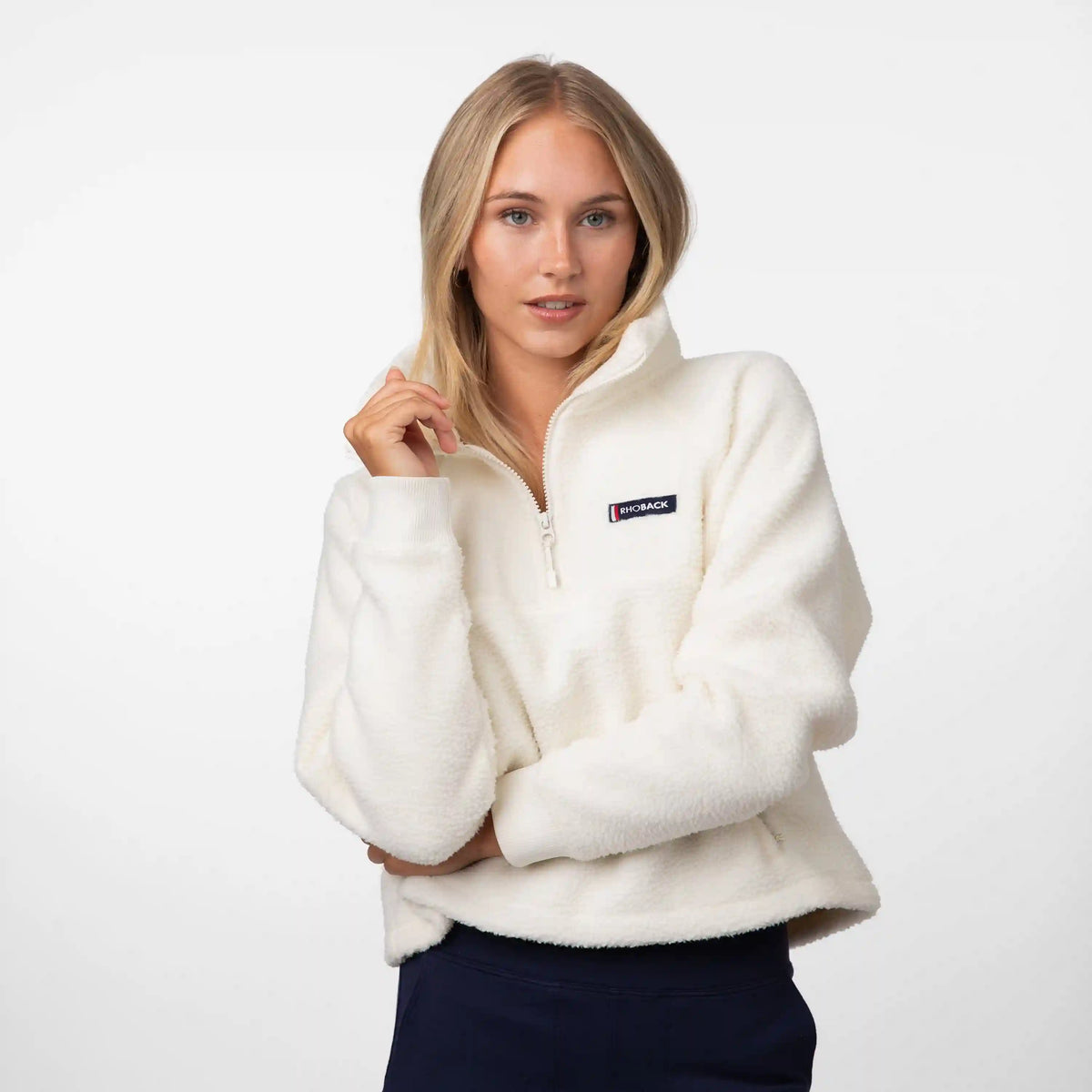 Rivanna Fleece Pullover | Solid - Ivory