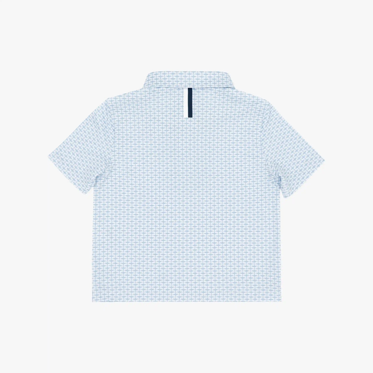 The Lil' Thunderbolt | Performance Polo | The Thunderbolt - White/Zenith Blue