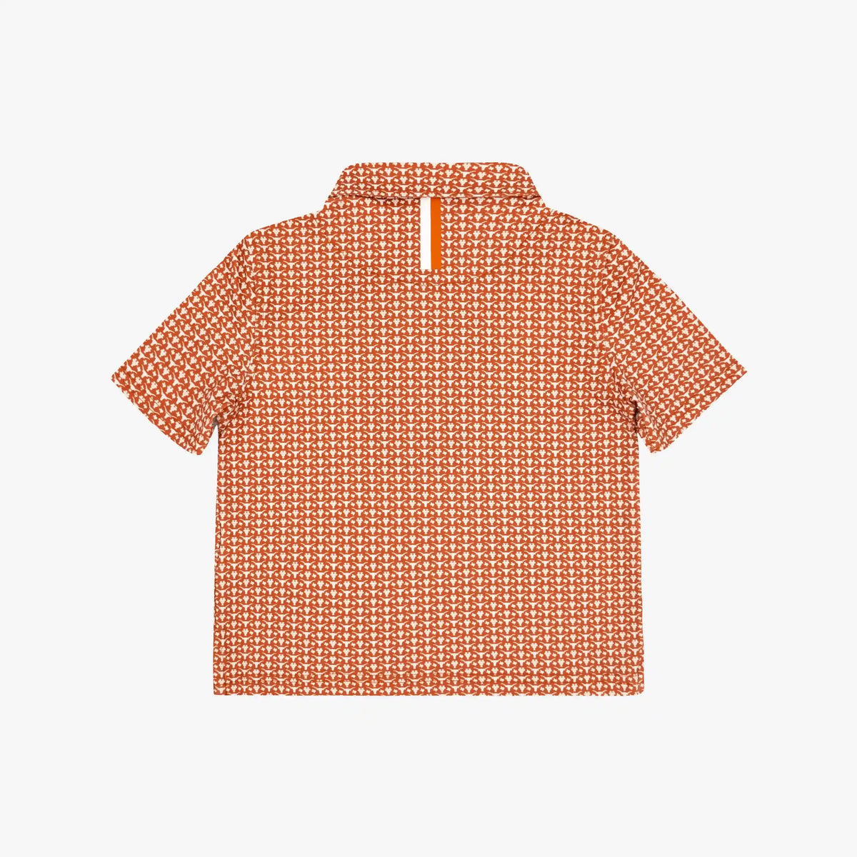 The Lil' Texas Icon | Collegiate Polo | The Texas Icon - Rust Orange/White