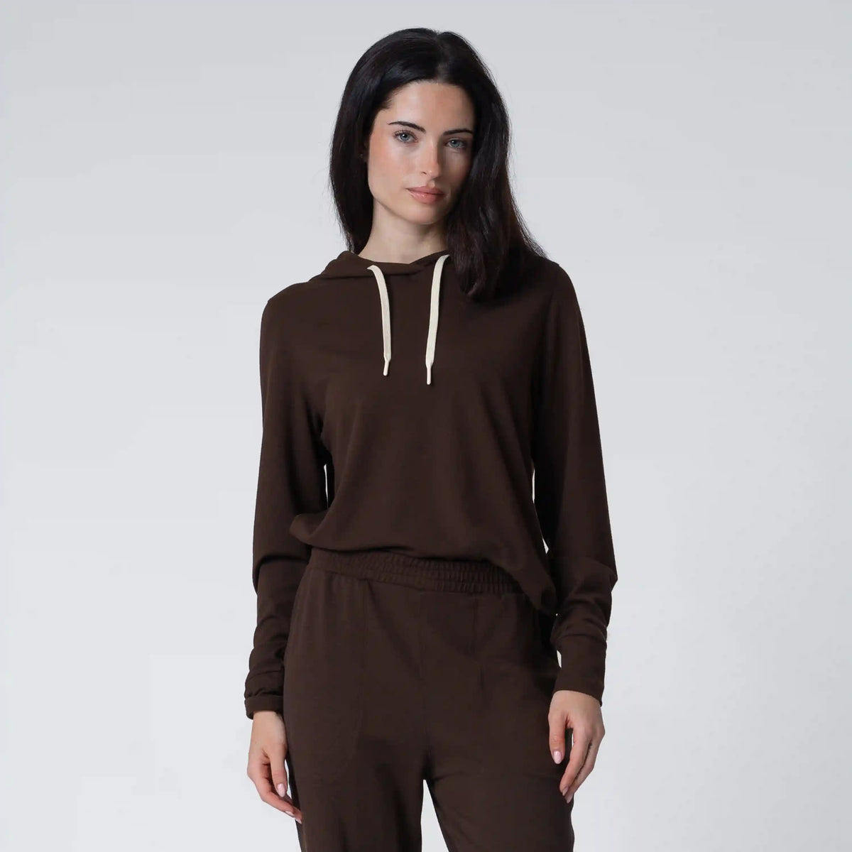 Tempo Performance Hoodie | Solid - Cocoa