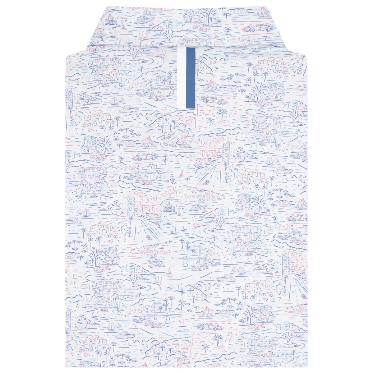 The Monte Carlo | Performance Polo | The Monte Carlo - White/Dusk Blue