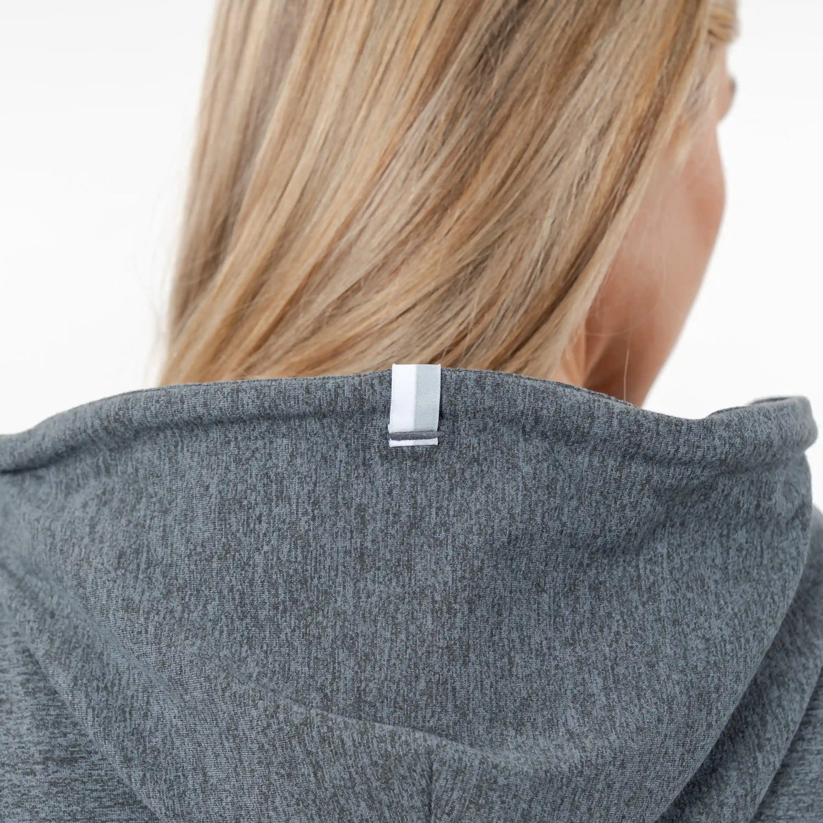 Tempo Performance Full-Zip Hoodie | Heather - Charcoal Grey/Thunder Grey