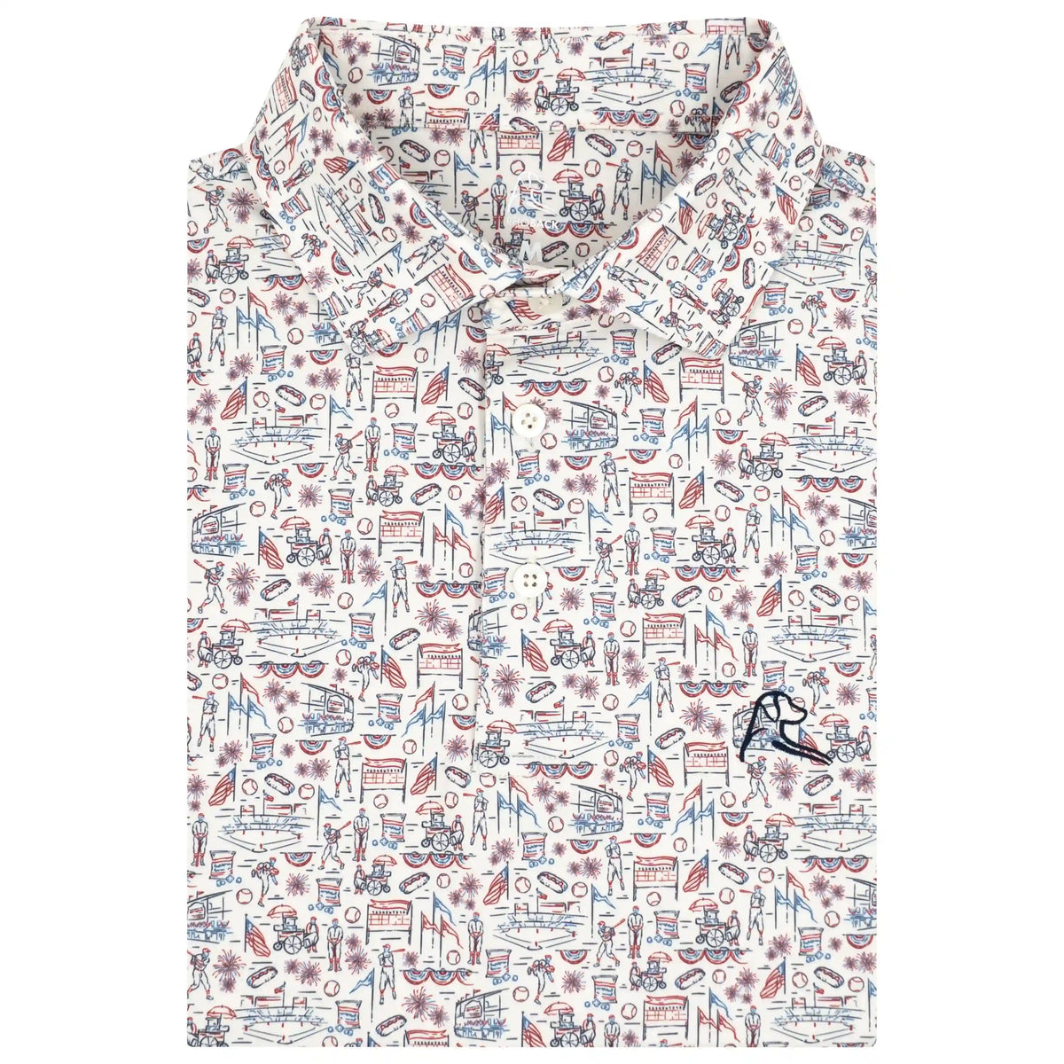 The Boys Of Summer | Performance Polo | The Boys Of Summer - Ivory/Fleet Navy - USA