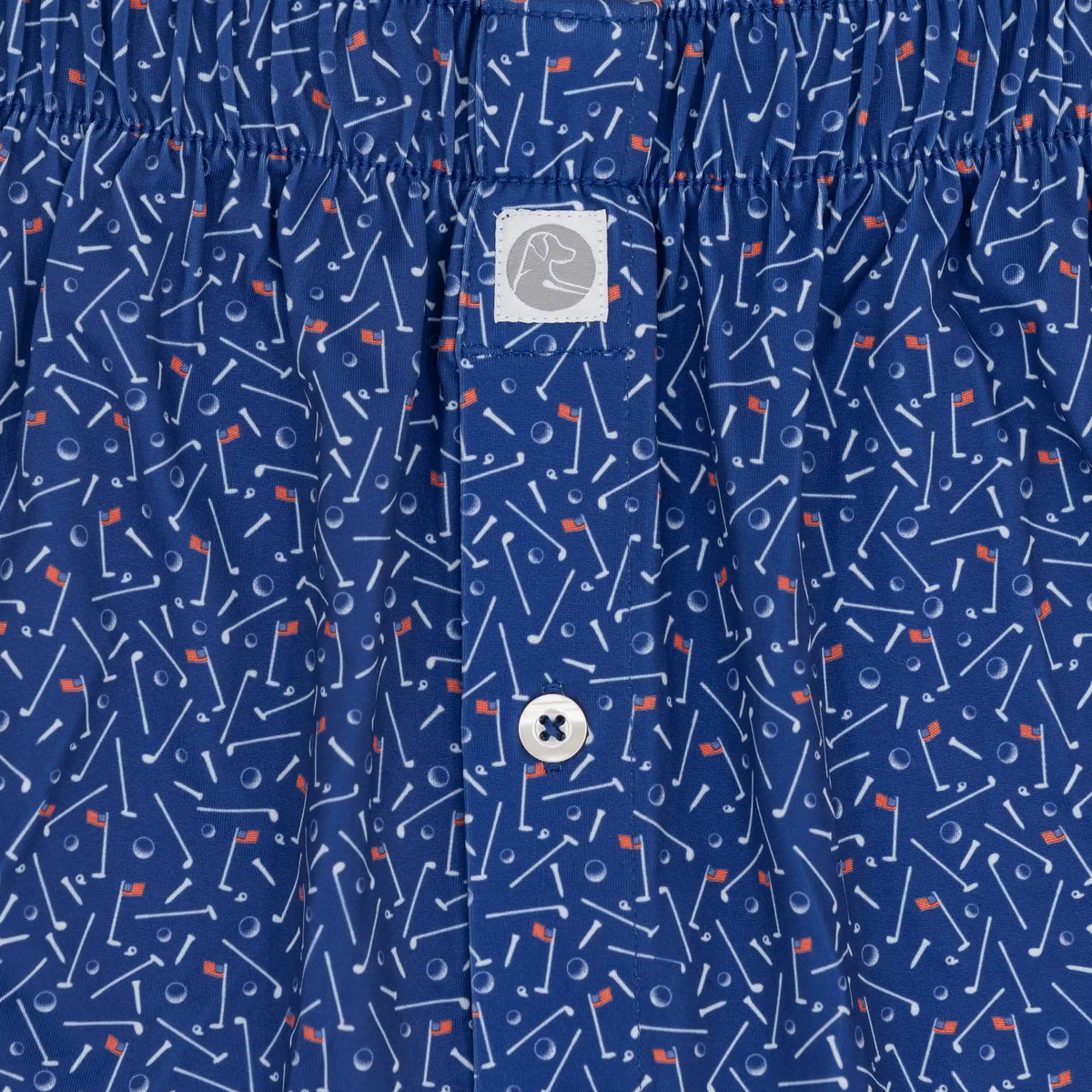 Breeze Performance Boxer | The Mulligan - Deep Blue/White