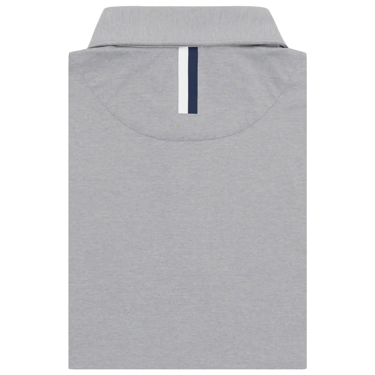 Heather | Performance Polo | Heather - Stainless Steel/White