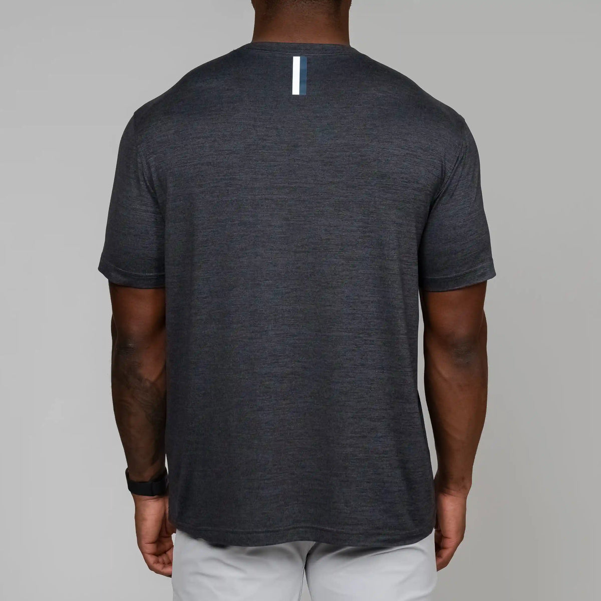 Tailwind Performance Tee | Heather - Charcoal Grey/Ash Grey