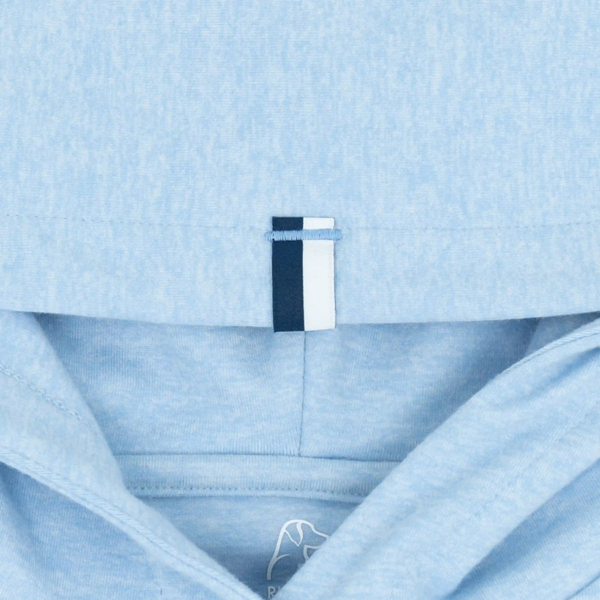 Youth Hesi Performance Hoodie | Heather - Oxford Blue/White