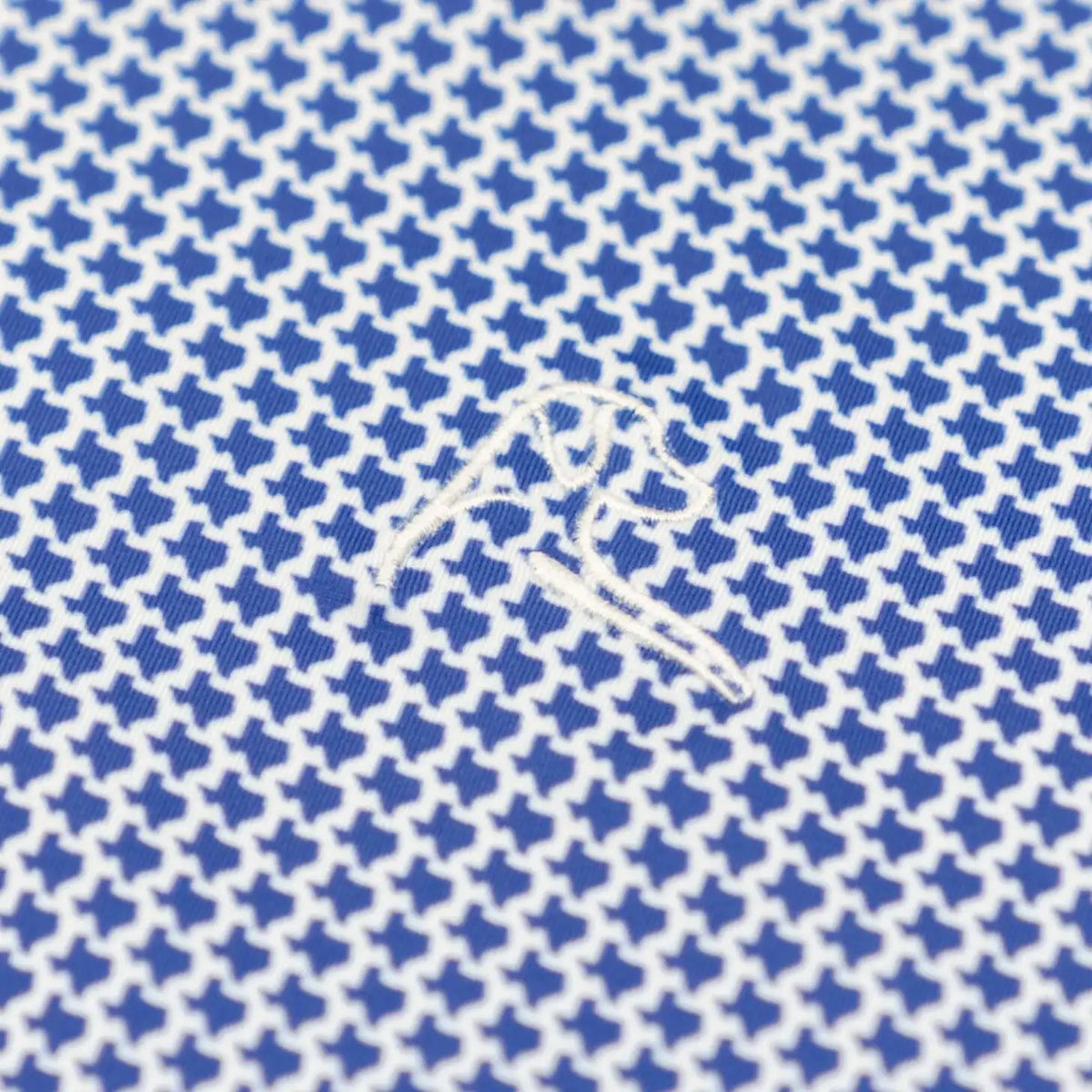 The Don't Mess | Performance Polo | The Don't Mess - Ocean Blue/White