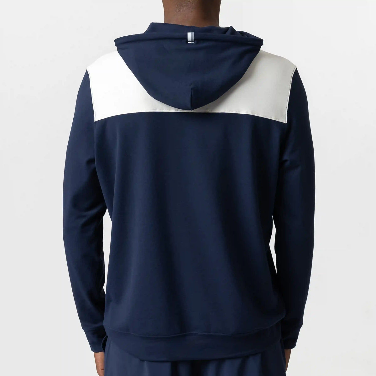 Hesi Performance Hoodie | Colorblock - Fleet Navy/Ivory
