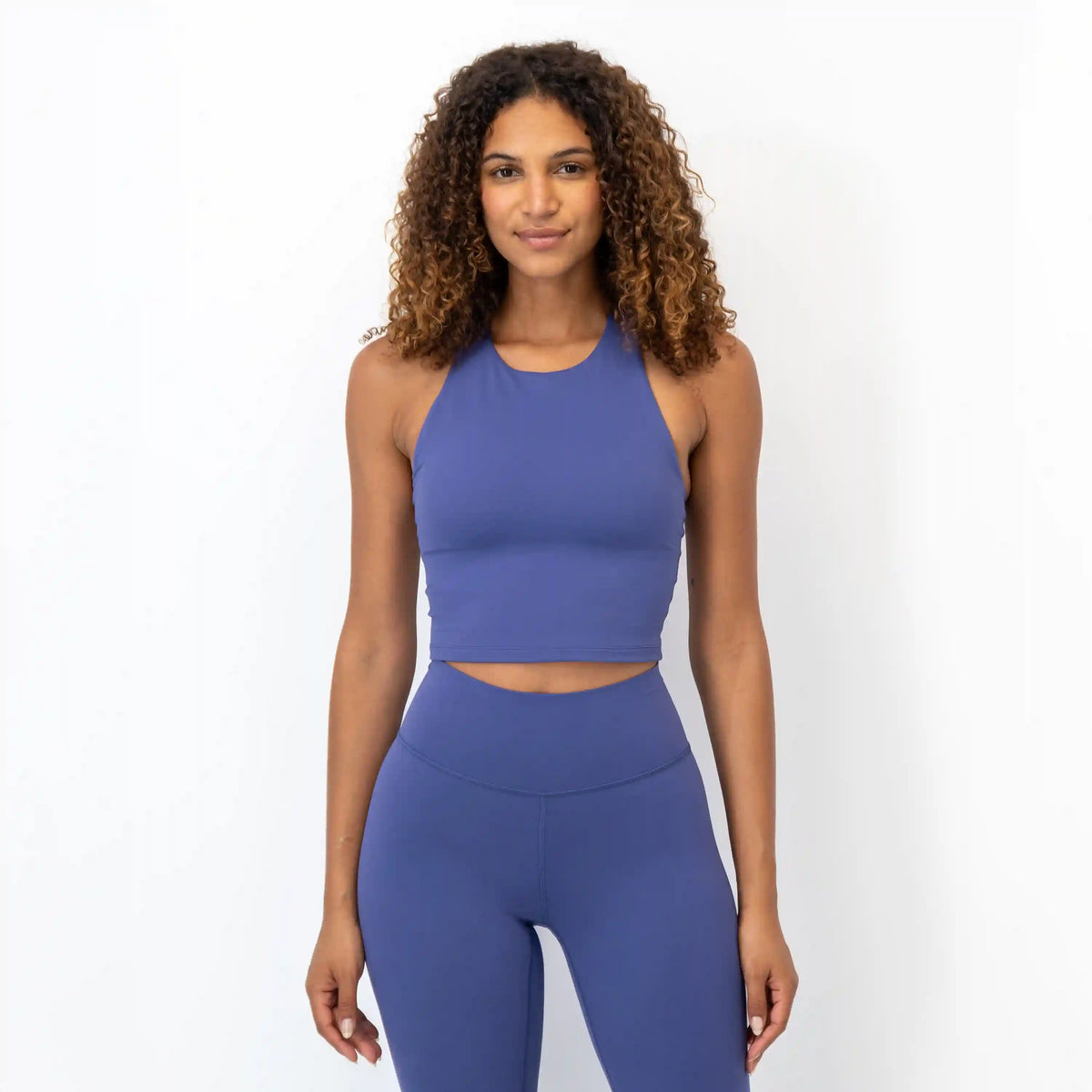 Vista Crop Tank | Solid - Flag Blue