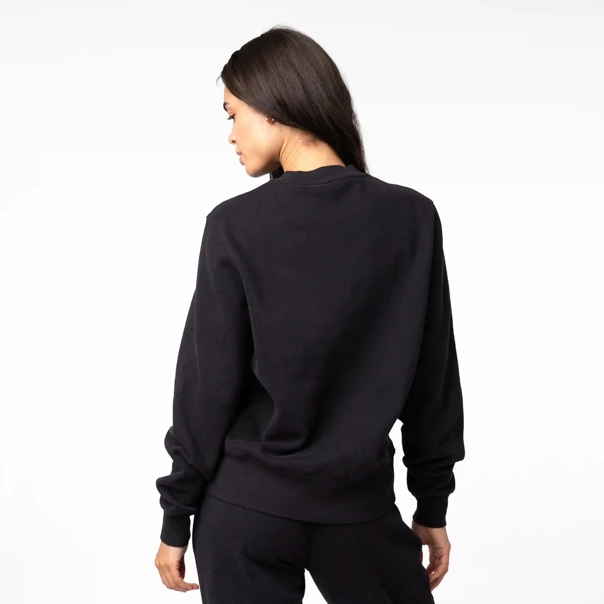 Ready Crewneck | Solid - Midnight Black (Women)