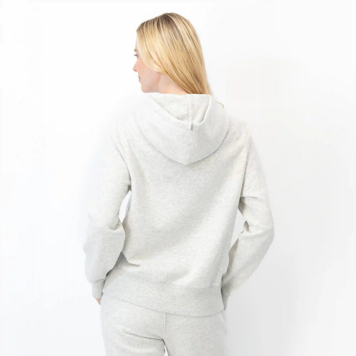 Ready Hoodie | Heather - Ivory - RBUSA ARCH 2 NAVY (Women's)