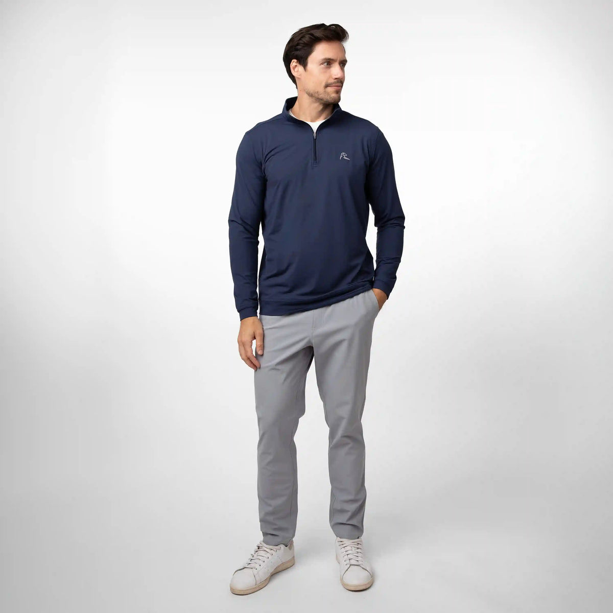 Delta Performance Pull-On Pant | Solid - Stainless Steel