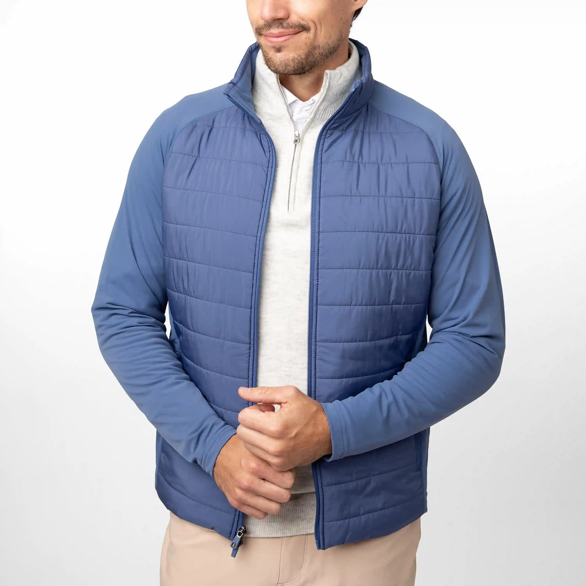 Fulton Hybrid Jacket | Solid - Coastal Blue