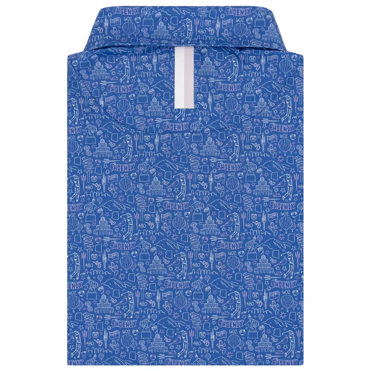 The PHX | Performance Polo | The PHX - Bunker Blue/White