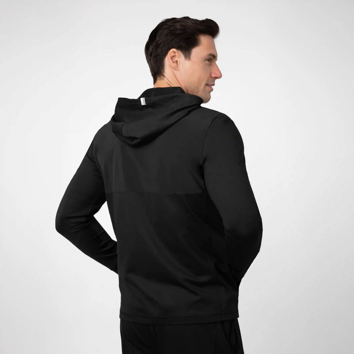 Sprint Full-Zip Hoodie | Heather - Midnight Black/Midnight Black