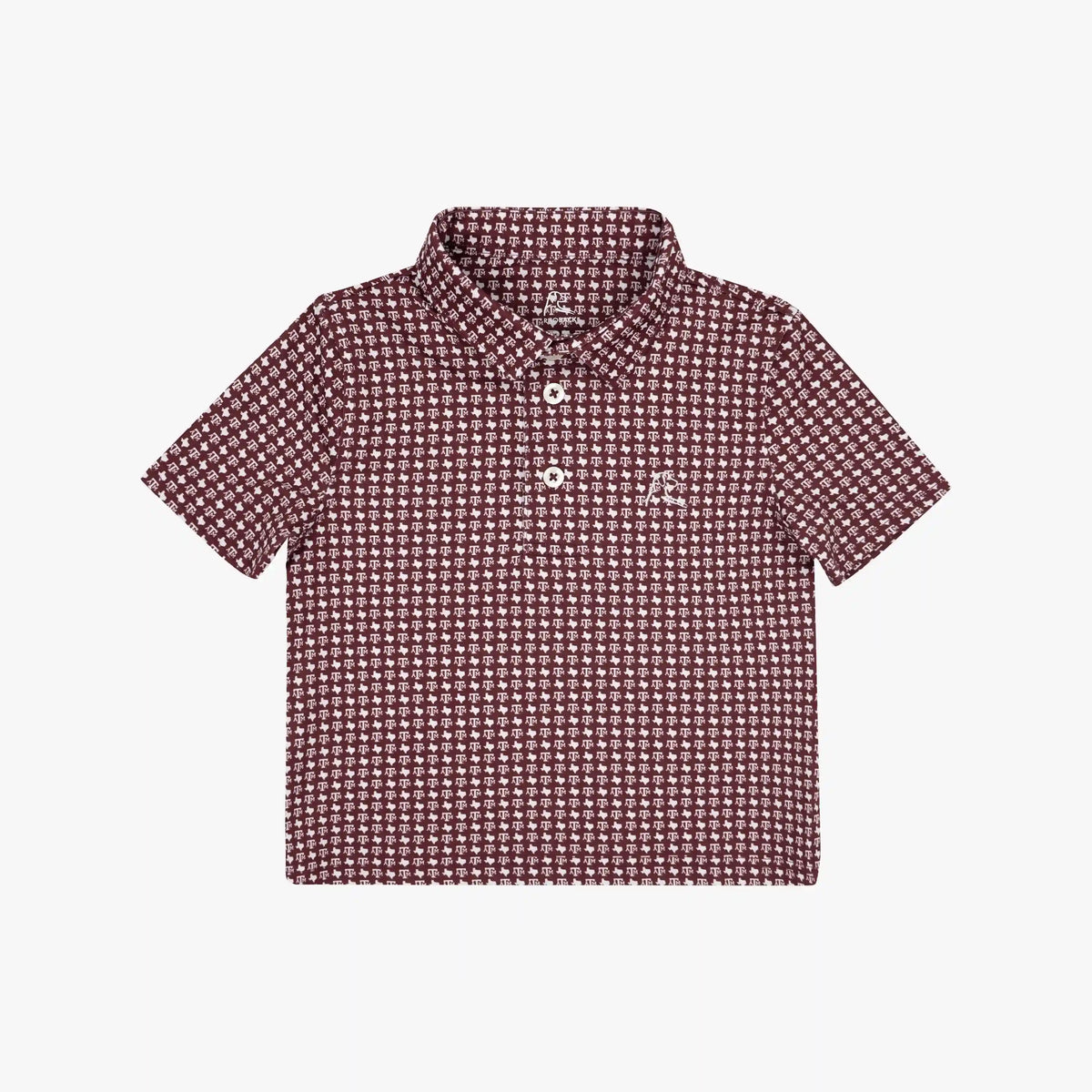 The Lil' Texas A&M Gig 'Em Aggies® | Collegiate Polo | The Texas A&M Gig 'Em Aggies® - Burgundy/White