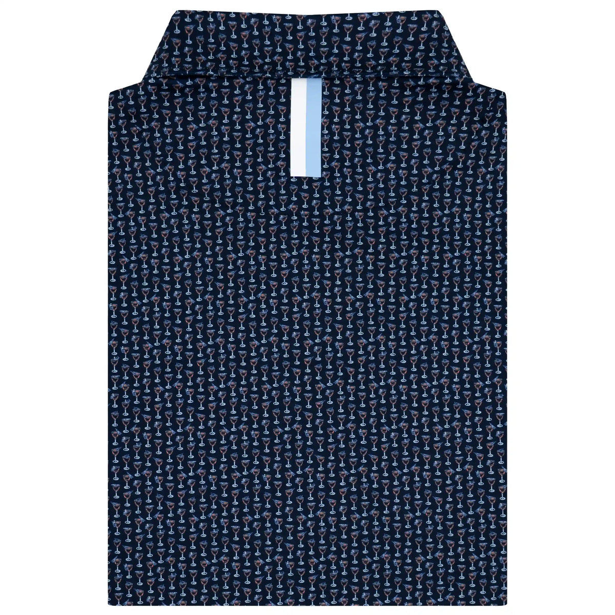 The Paper Plane | Performance Polo | The Paper Plane - Fleet Navy/Melon
