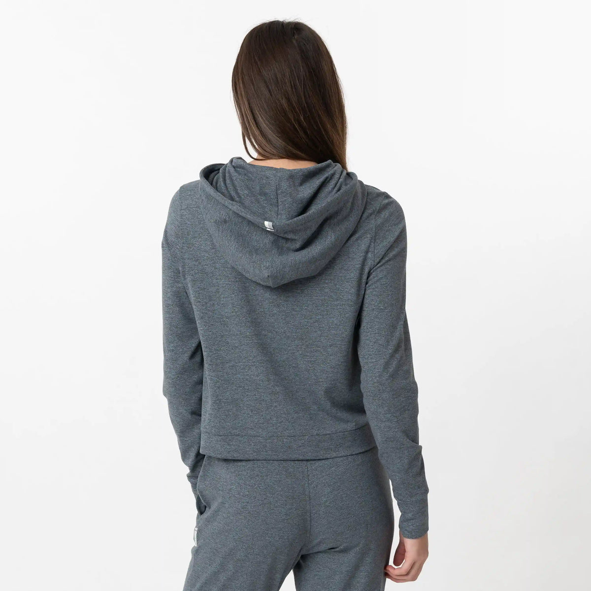 Tempo Performance Hoodie | Heather - Charcoal Grey/Thunder Grey