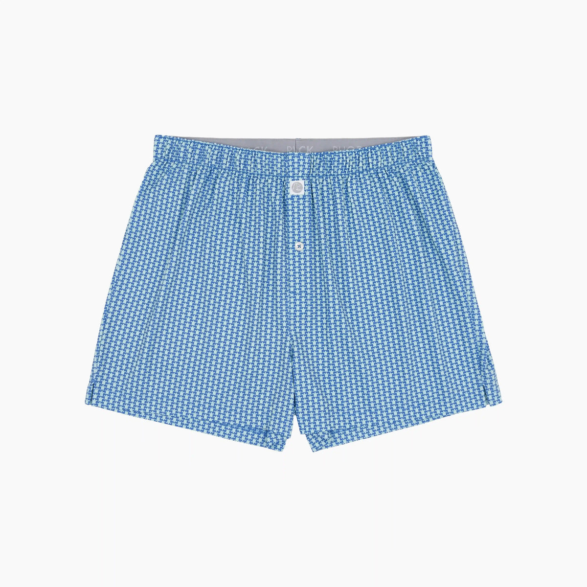 Breeze Performance Boxer | The Turtle Tile - Bunker Blue/Antigua Green