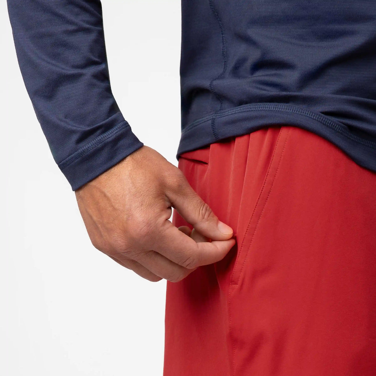 Grit Gym Short - 7" | Solid - Poinsettia Red