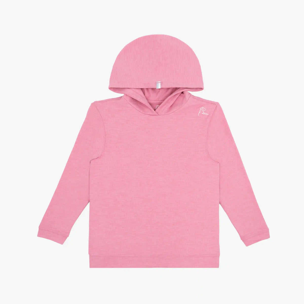 Youth Hesi Performance Hoodie | Heather - Cashmere Pink/Cashmere Pink