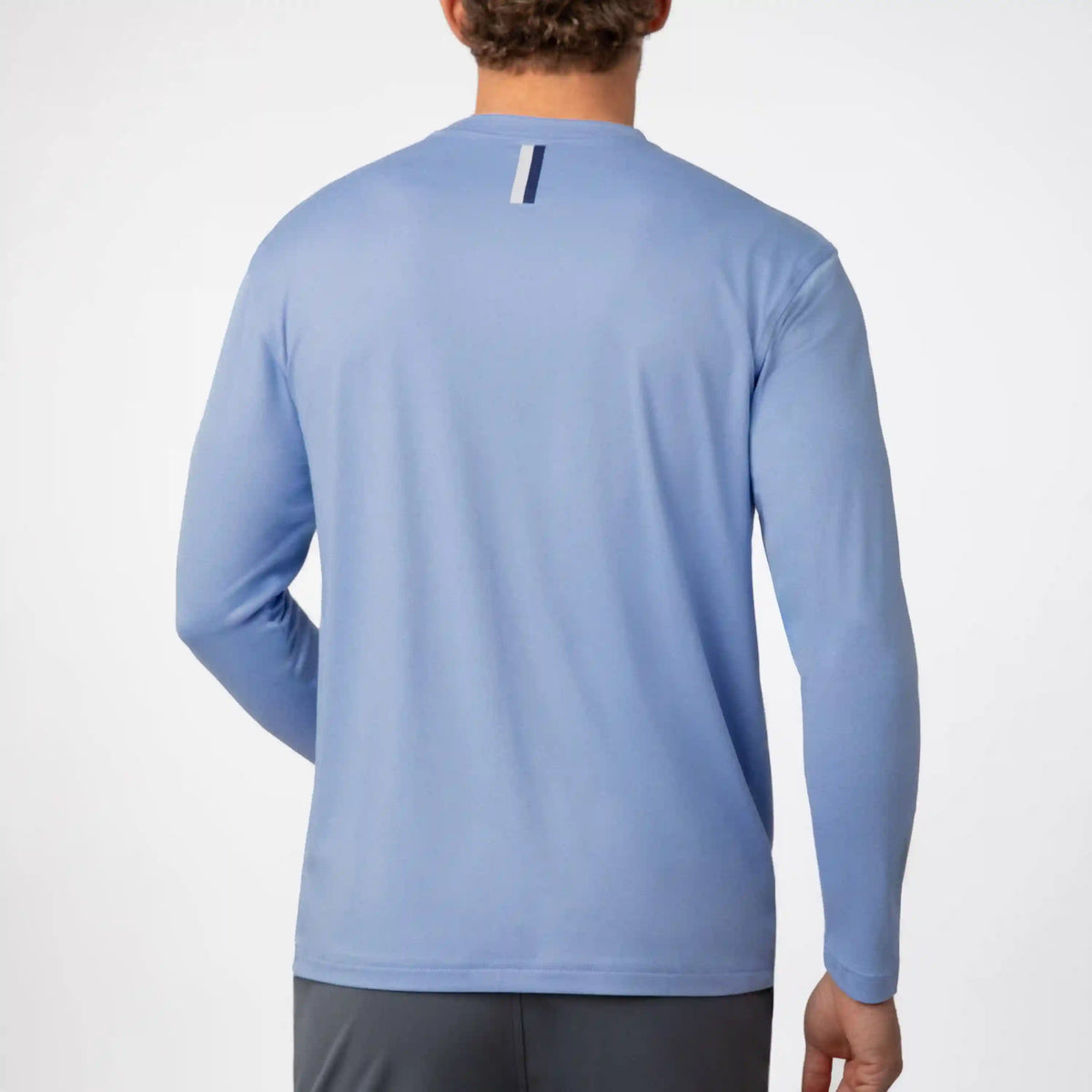 Tailwind Performance Long Sleeve Tee | Solid - Oxford Blue