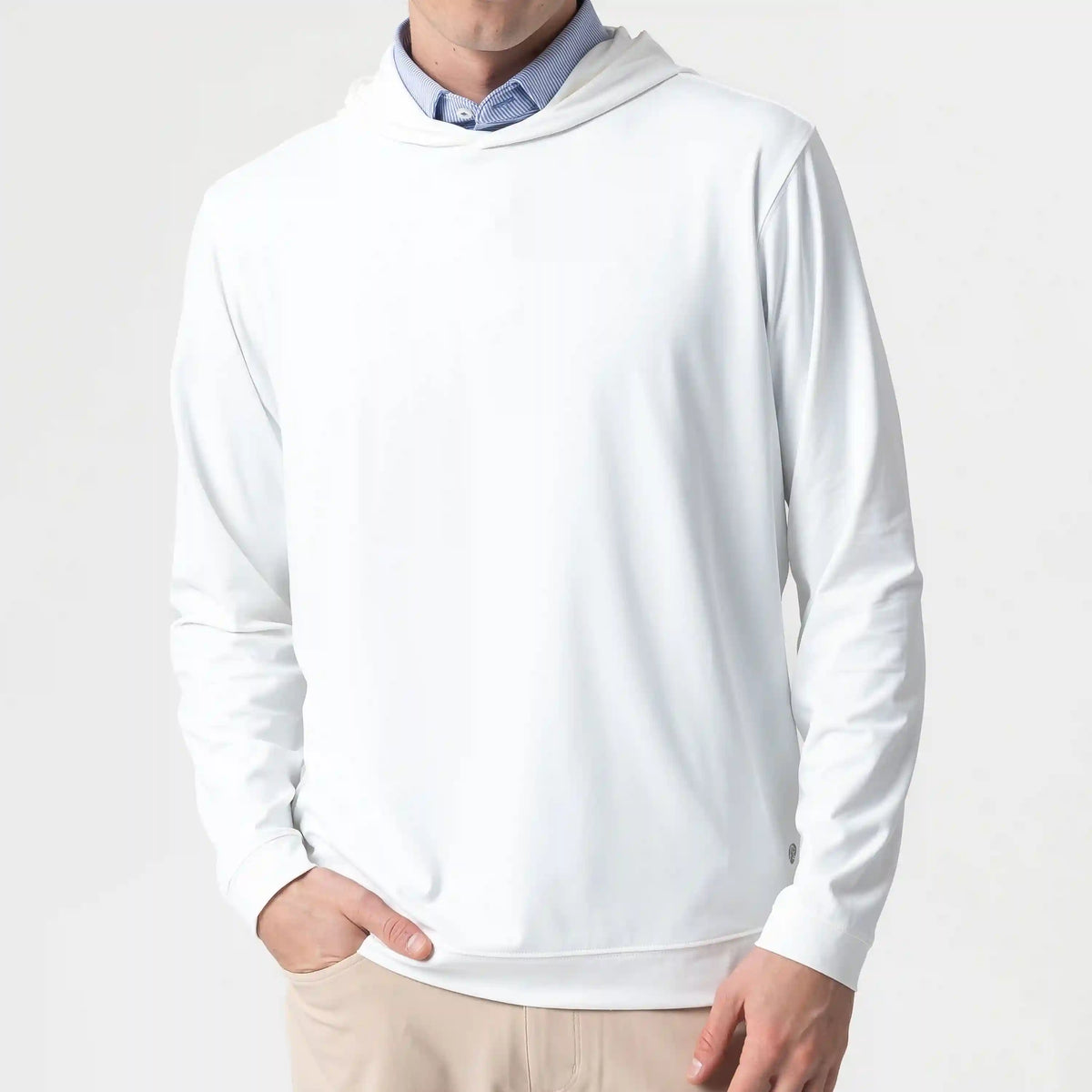 Highlands Performance Hoodie | Solid - White