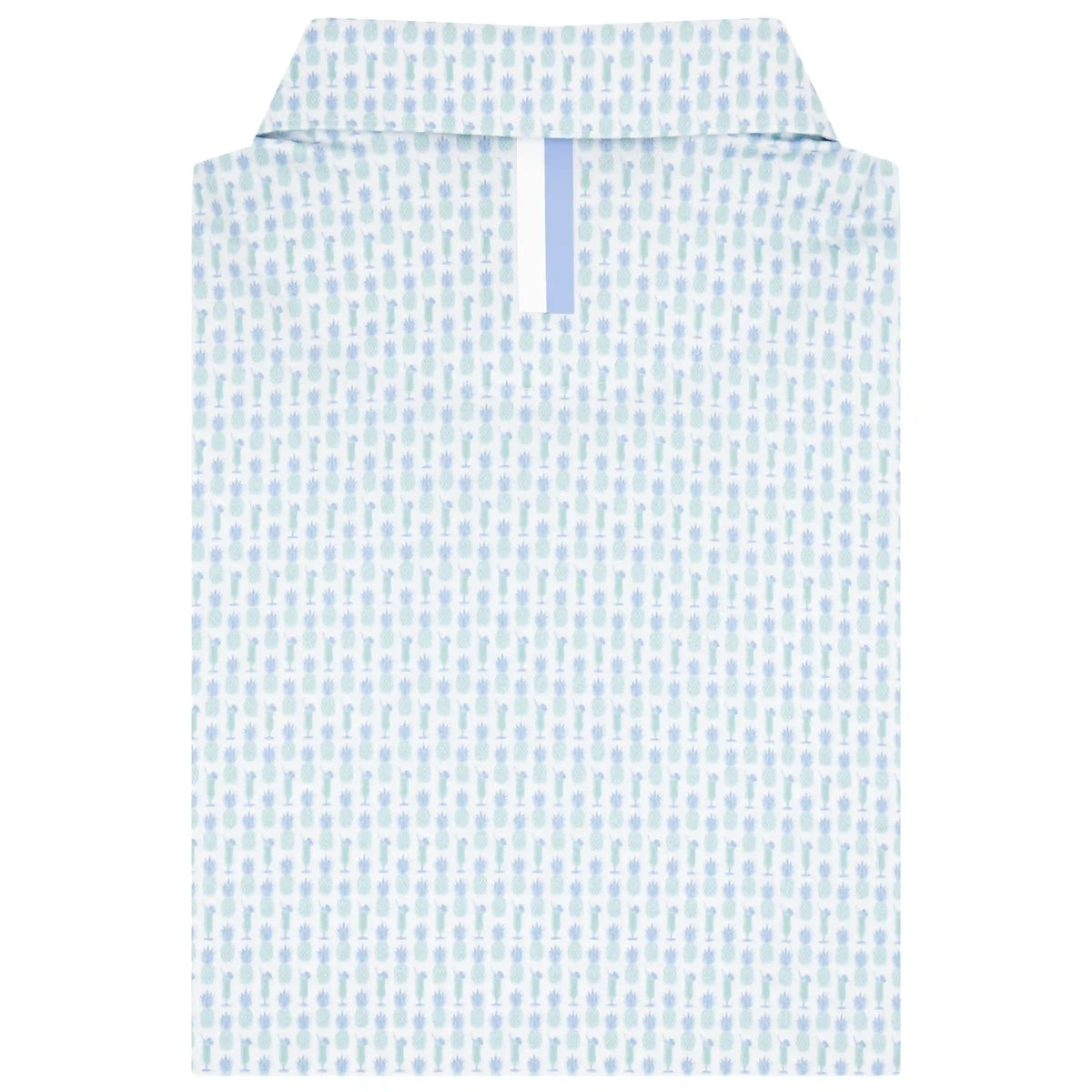 The Pina Colada | Performance Polo | The Pina Colada - White/Antigua Green