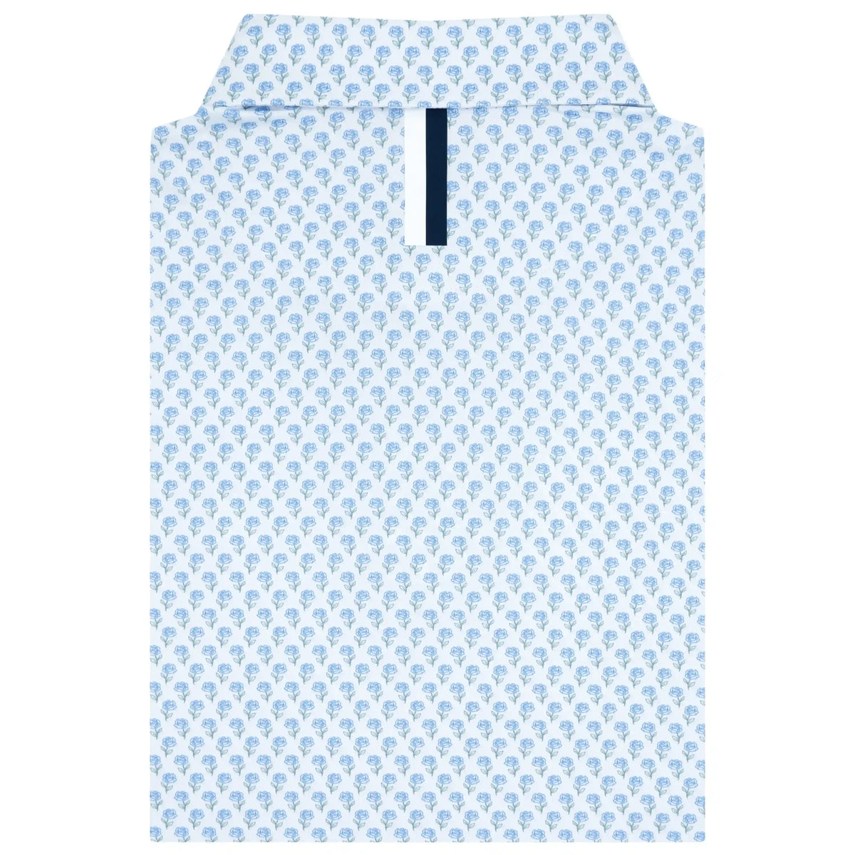 The Nottingham | Performance Polo | The Nottingham - White/Regal Blue