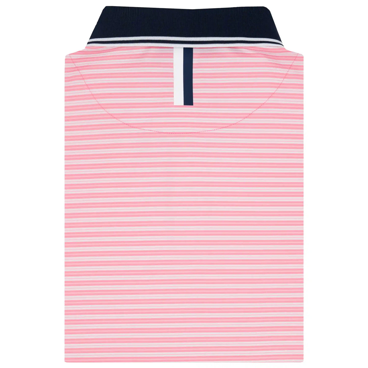 The Butler Stripe | Performance Polo | The Butler Stripe - Dogwood Pink/White