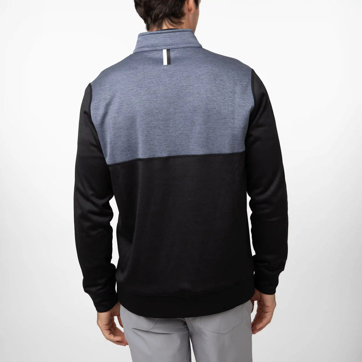 Knoll Performance Half-Zip | Colorblock - Midnight Black/Everest Grey