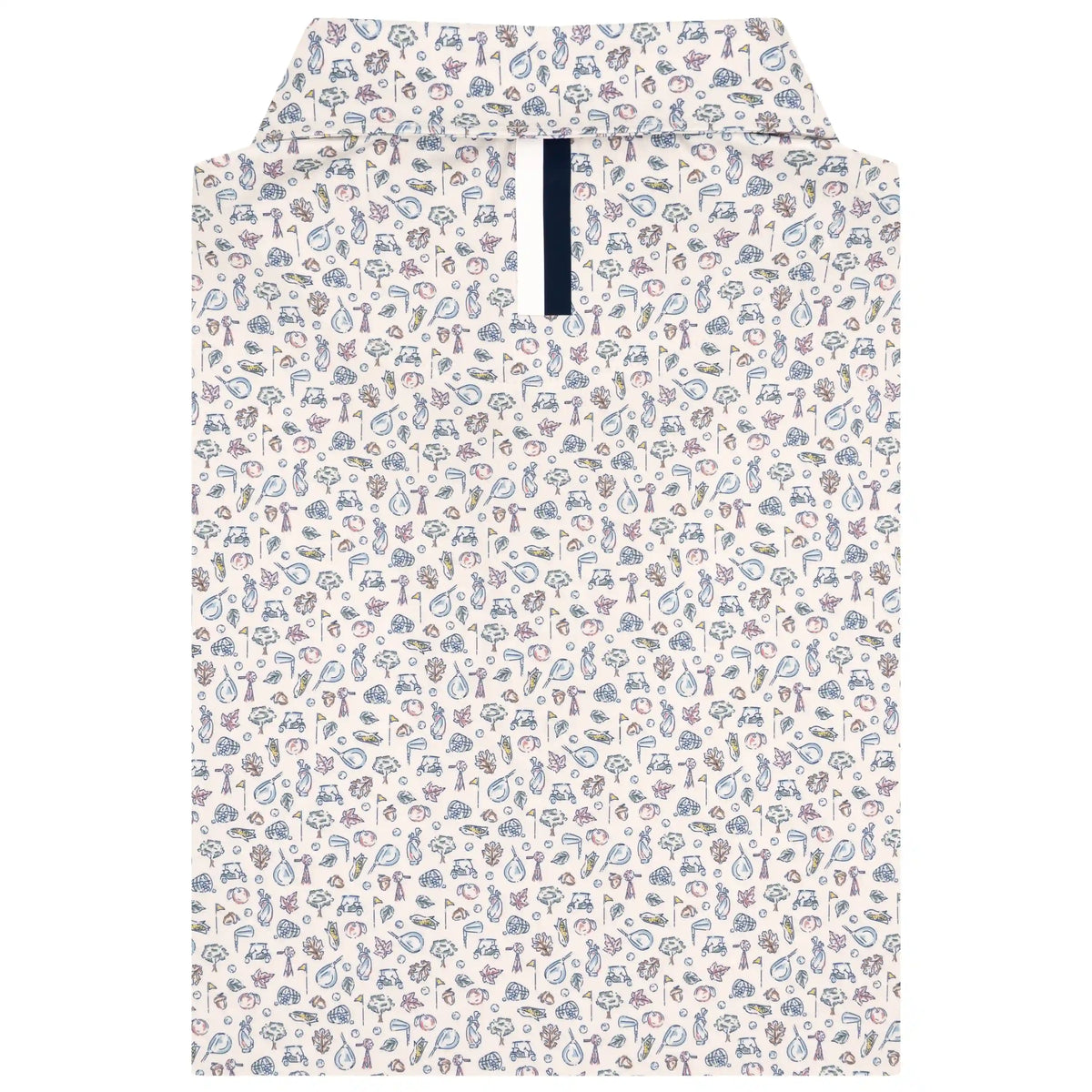 The Leaf Rule | Performance Polo | The Leaf Rule - Ivory/Fleet Navy