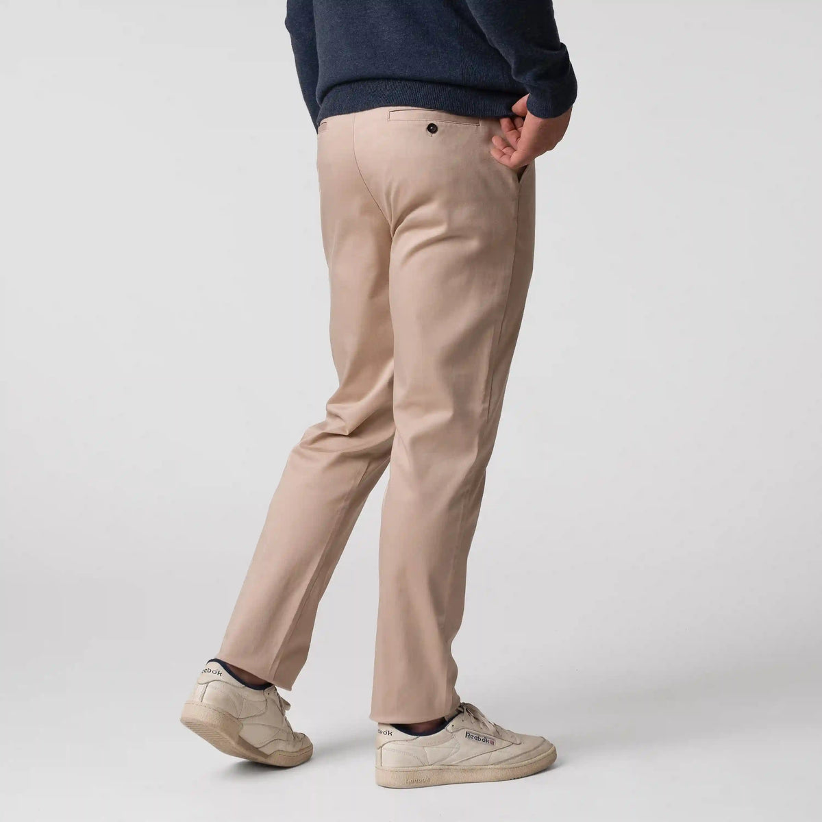 Preston Stretch-Cotton Pant | Solid - Latte
