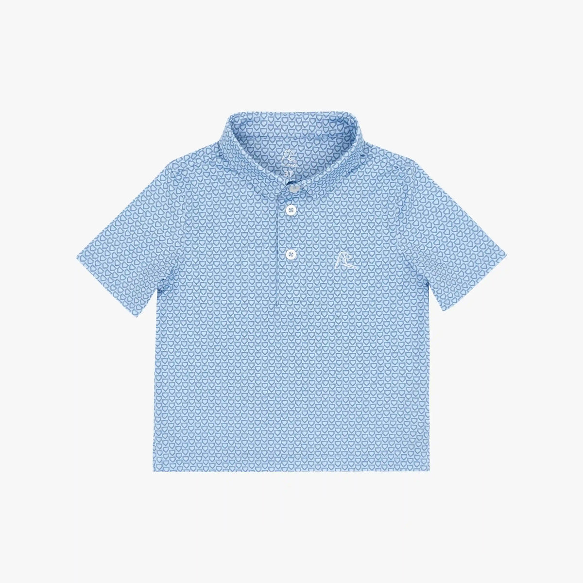 The Lil' Home Plate | Performance Polo | The Home Plate - Baby Blue/Shoal Blue