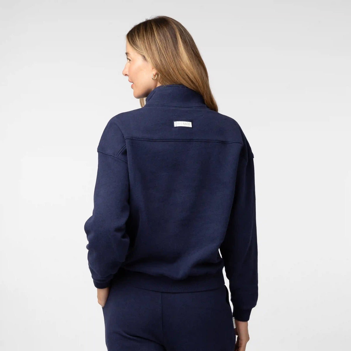 Serenity Half-Zip | Heather - Indigo Blue